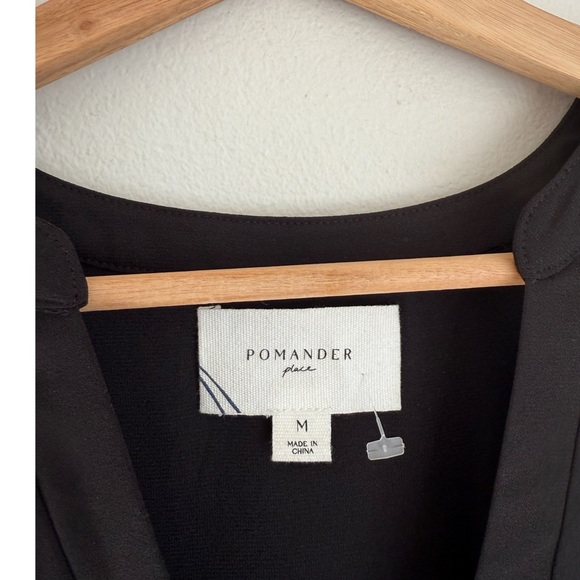 Tuckernuck Black Crepe Kenzo Long Sleeve Dress - Picture 9 of 10